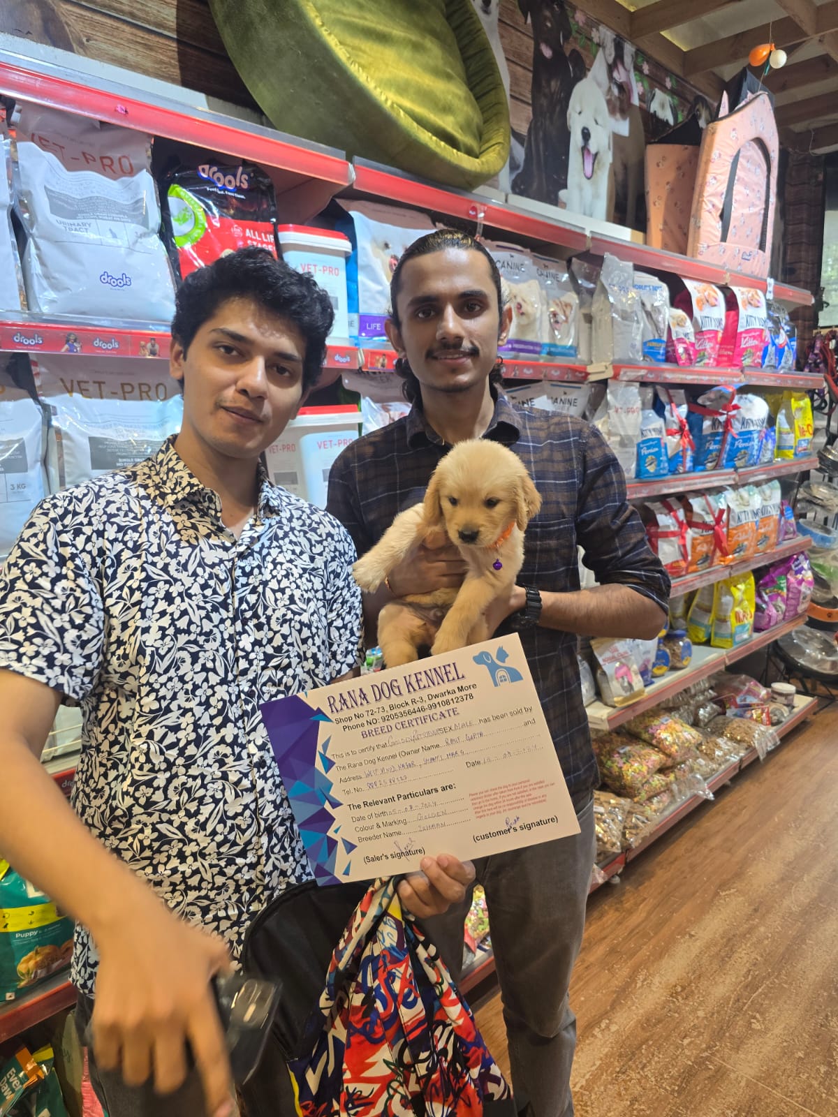 Dog delivery India